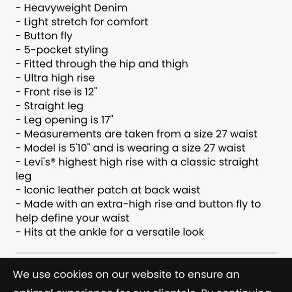 Women's Premium Ribcage Straight Ankle Jeans W27” L29” Jazz Pop EUC! - Picture 7 of 7